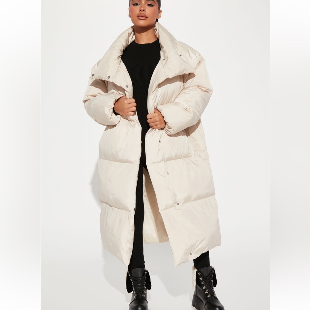 Outdoor feels puffer coat